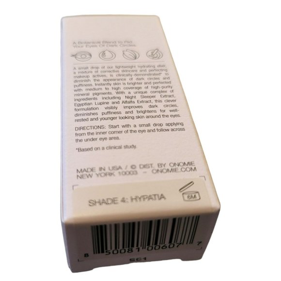 Onomie Bright Concealing Elixir Hypatia Dark Circle Makeup For Eyes 10ml JJ3350 - Picture 3 of 7